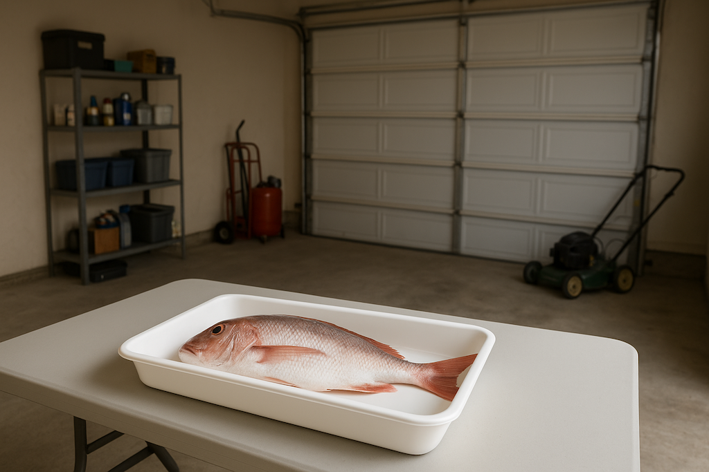 Keep Fish in a Garage Before Cooking